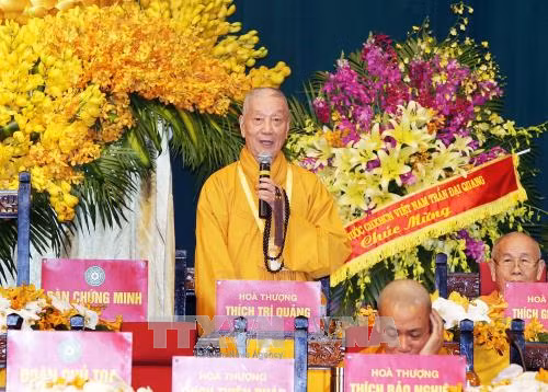 Đại lão Hòa thượng Thích Phổ Tuệ được tái suy tôn Pháp chủ Giáo hội Phật giáo Việt Nam ảnh 1
