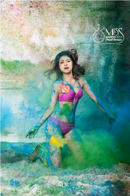 Dàn mỹ nhân Miss Photo 2017 nóng bỏng trong bikini sắc màu ảnh 12