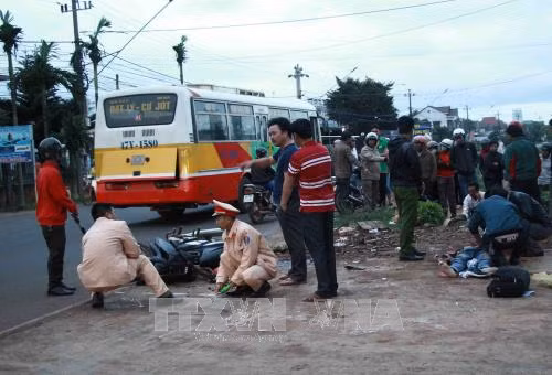 Đắk Lắk: Xe máy mất lái tông vào xe công nông, hai thanh niên tử vong tại chỗ ảnh 1