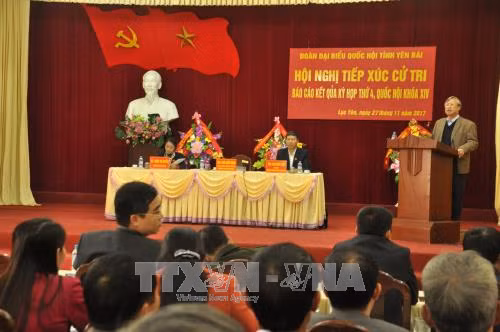 Lãnh đạo Đảng, Nhà nước tiếp xúc cử tri tại các địa phương ảnh 1