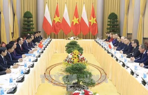 Chủ tịch nước Trần Đại Quang hội đàm với Tổng thống Cộng hòa Ba Lan ảnh 1