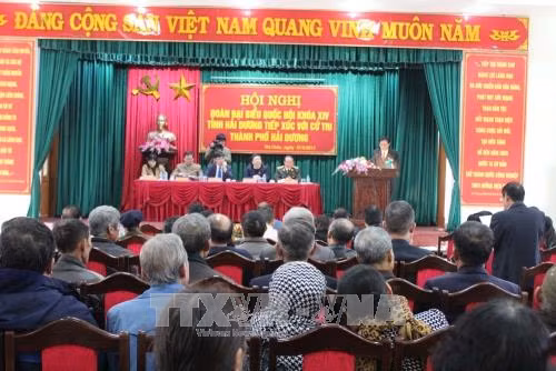Phó Thủ tướng Thường trực Trương Hòa Bình tiếp xúc cử tri tại Long An ảnh 2