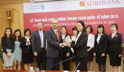 Agribank nhận giải thưởng Chất lượng thanh toán quốc tế ảnh 1