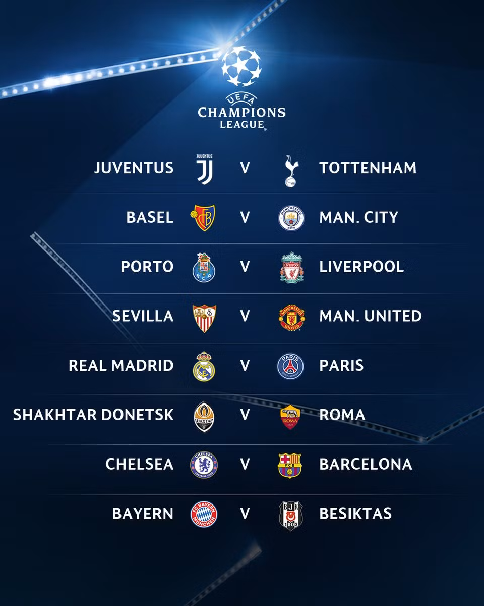 Bốc thăm Champions League: Real đại chiến PSG, Barca tái đấu Chelsea ảnh 2