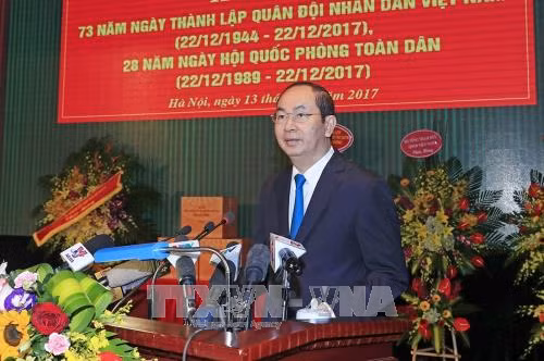 Chủ tịch nước thăm và làm việc với Bộ tư lệnh Biên phòng ảnh 1