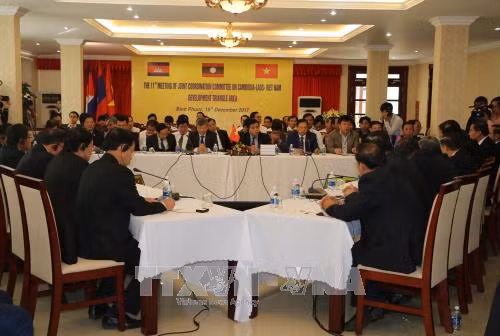 Hội nghị Ủy ban Điều phối chung Khu vực Tam giác phát triển Campuchia - Lào - Việt Nam ảnh 1