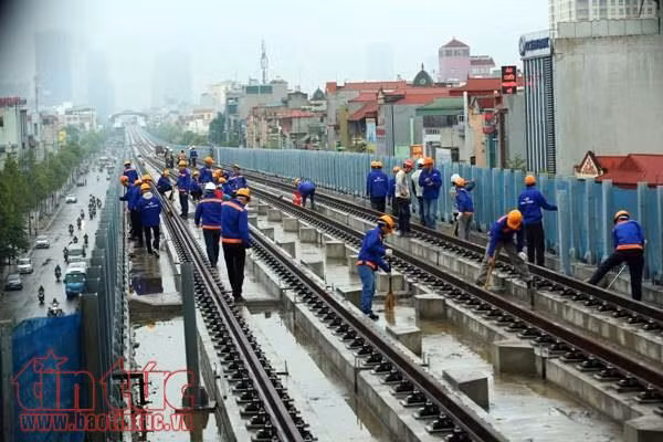 Lùi thời gian chạy thử đường sắt tuyến Cát Linh - Hà Đông tới 2/9/2018 ảnh 1