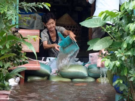 Triều cường kỷ lục gây ngập trên diện rộng ảnh 1
