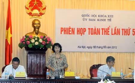 Ủy ban Kinh tế Quốc hội họp phiên toàn thể lần thứ 5 ảnh 1