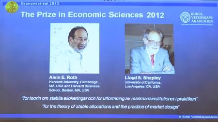 Nobel Kinh tế 2012 lại về tay người Mỹ ảnh 1
