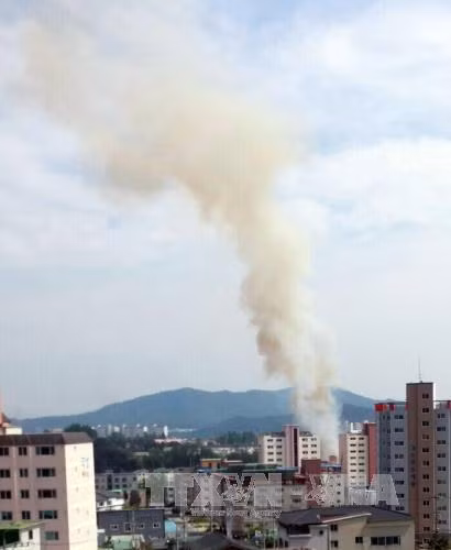 Cháy nổ tại căn cứ 28.000 quân Mỹ ở Hàn Quốc ảnh 2
