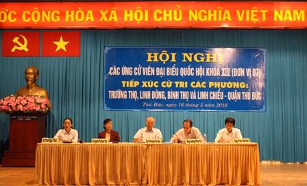 Cử tri gửi gắm tâm tư tới các ứng viên ĐBQH ảnh 1