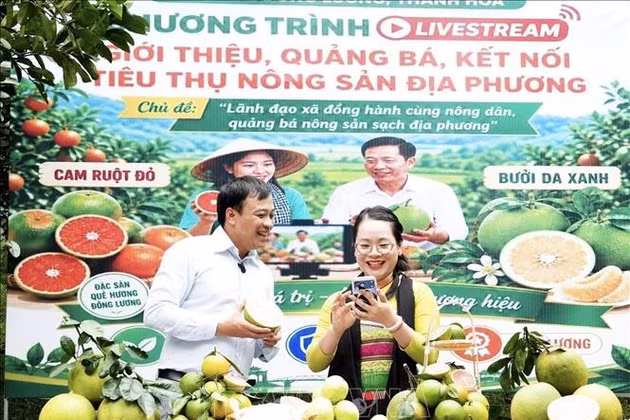 Đưa nông sản từ chợ quê lên chợ số