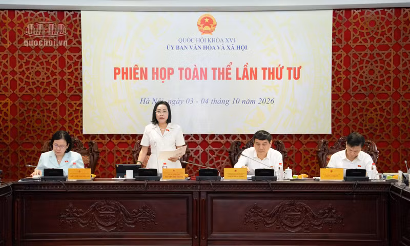 Ủy ban Văn hóa và Xã hội của Quốc hội thẩm tra các dự án luật