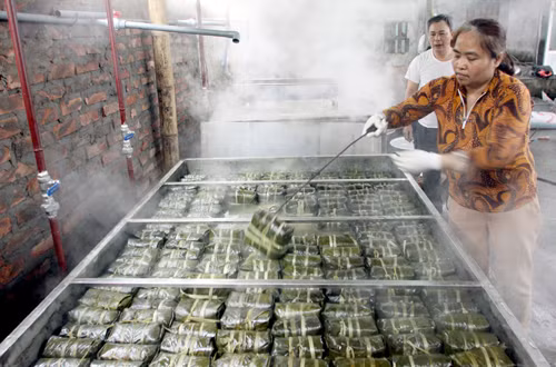 Làng bánh chưng Tranh Khúc vào mùa ảnh 6