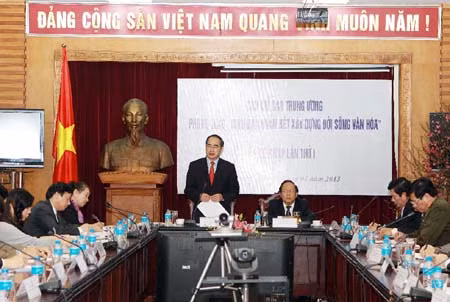 Đẩy mạnh phong trào toàn dân đoàn kết xây dựng đời sống văn hóa ảnh 1
