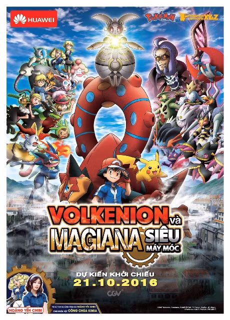 Pokémon the movie XY& Z: Volkenion và Magiana siêu máy móc ảnh 1