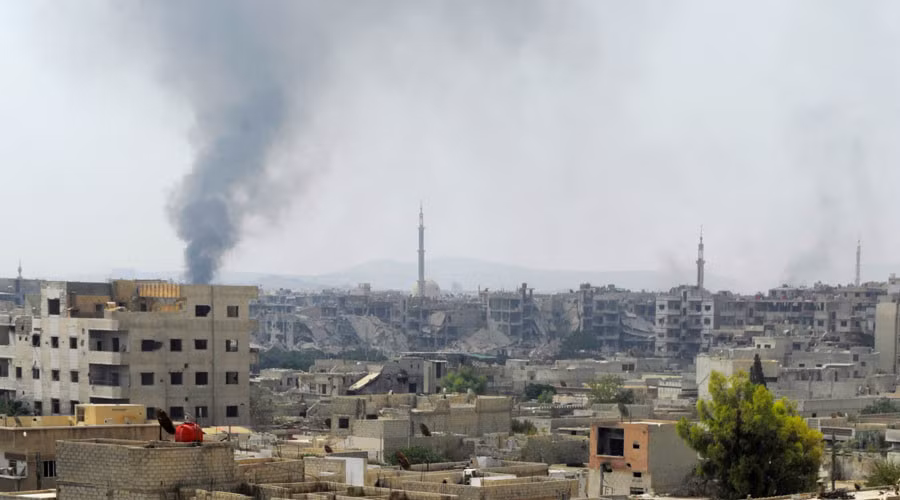 Đại sứ quán Nga ở Syria bị nã đạn cối suốt 2 giờ ảnh 1