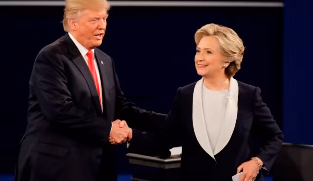Bà Clinton và ông Trump bất ngờ dành cho nhau “lời có cánh” ảnh 1