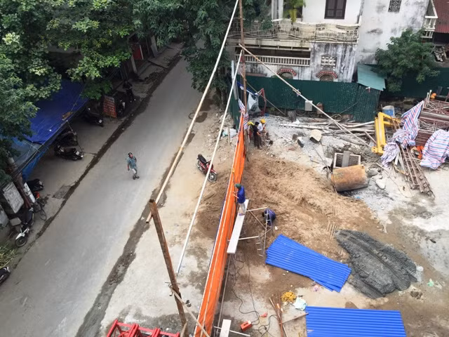 Hiện trường vụ sập giàn giáo 2 người chết ở Hoàng Mai ảnh 5