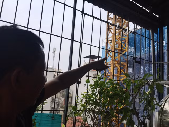 Hiện trường vụ sập giàn giáo 2 người chết ở Hoàng Mai ảnh 3