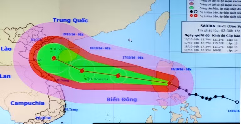 Khắc phục hậu quả mưa lũ, chuẩn bị ứng phó bão Sarika ảnh 2
