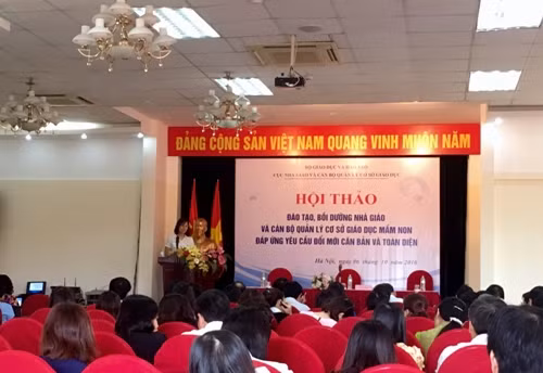 Đào tạo mới 91.000 giáo viên mầm non theo yêu cầu đổi mới giáo dục ảnh 1