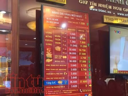 Ngày vía Thần tài: Chênh lệch mua vào - bán ra tới 800.000 đồng/lượng ảnh 1