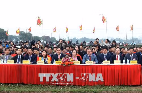 Khai hội Tịch điền Đọi Sơn năm 2018 ảnh 1