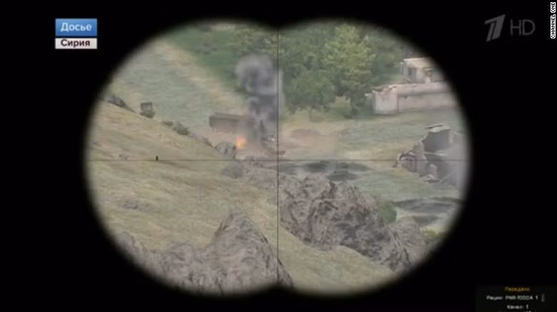 Kênh truyền hình Nga 'trà trộn' hình ảnh game minh họa cuộc chiến Syria ảnh 1