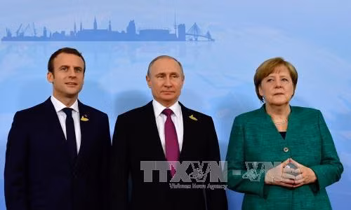 Lãnh đạo Nga, Pháp, Đức điện đàm về tình hình Syria ảnh 1