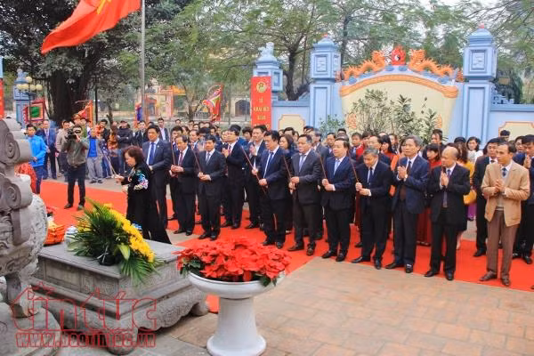 Tôn vinh chữ ‘Học’ tại Lễ Khai bút đầu Xuân Mậu Tuất 2018 ảnh 1