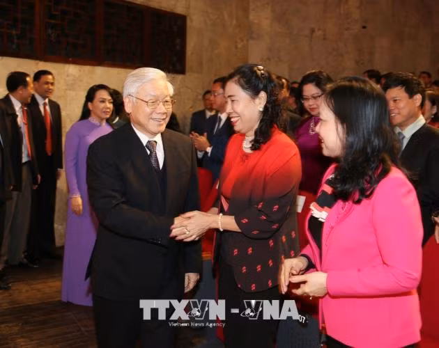 Tổng Bí thư Nguyễn Phú Trọng dự Chương trình kỷ niệm Ngày Thầy thuốc Việt Nam ảnh 1