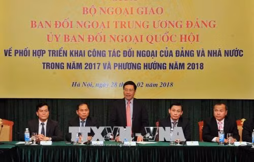 Tiếp tục phối hợp tốt thực hiện các nhiệm vụ đối ngoại năm 2018 ảnh 1