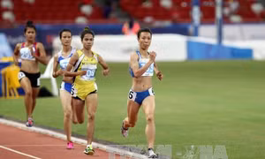 Điền kinh Việt Nam đoạt 'cú đúp' vàng ở cự li 1500m