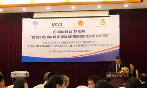 Công bố Bộ quy tắc ứng xử về quấy rối tình dục tại nơi làm việc