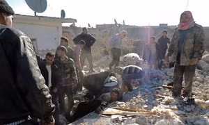 Pháp nỗ lực cấm sử dụng bom thùng ở Syria