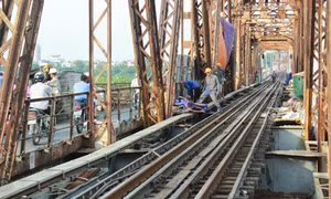 Duy tu cầu Long Biên không ảnh hưởng đến việc đi lại