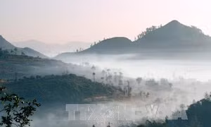 Miền Bắc mù sương vào buổi sáng