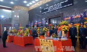 Tổ chức lễ tang hai phi công hy sinh trong vụ máy bay Su-22