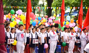 Rộn ràng không khí lễ khai giảng năm học mới