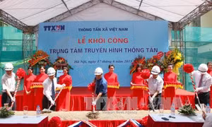 Khởi công Trung tâm Truyền hình Thông tấn