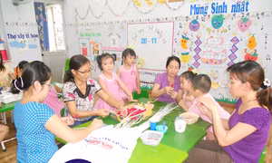 Lúng túng thực hiện Bộ chuẩn phát triển trẻ mầm non 5 tuổi 