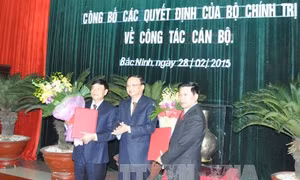 Trao quyết định của Bộ Chính trị về nhân sự tỉnh Bắc Ninh