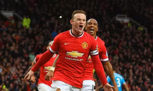 Rooney lập cú đúp, Manchester United vươn lên hạng 3