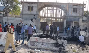 Dinh tổng thống Somalia trúng đạn cối 