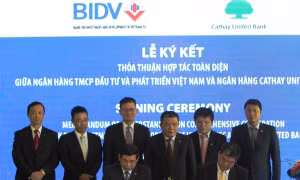 BIDV ký hợp đồng vay hợp vốn quốc tế 105 triệu USD