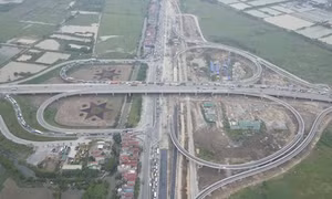 Thông xe nút giao cầu Thanh Trì với Quốc lộ 5
