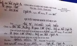 Khởi tố vụ án làm hồ sơ thương binh giả lớn nhất tại Nghệ An