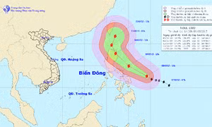 Bão rất mạnh trên biển phía Đông miền Trung Philippines